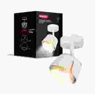 Світильник точковий накладний поворотний без лампи MAXUS Spot Flora Base GX53 White Golden