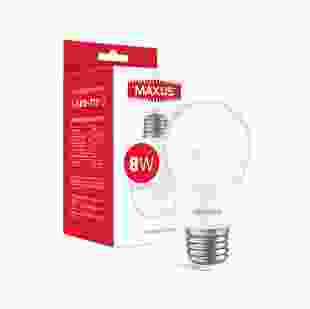 Лампа светодиодная MAXUS 1-LED-773 A55 8W 3000K 220V E27