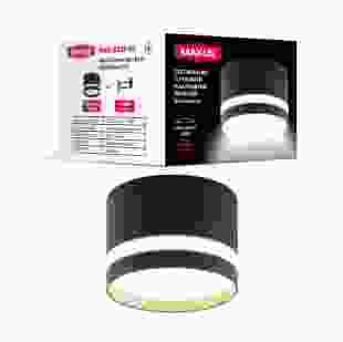 Світильник точковий накладний-врізний без лампи MAXUS Downlight Base GX53 Black 2in1