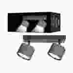 Світильник точковий накладний поворотний без лампи MAXUS Wave Spot Base GX53x2 Black