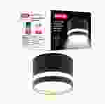 Світильник точковий накладний-врізний без лампи MAXUS Downlight Base GX53 Black 2in1