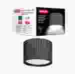 Світильник точковий накладний-врізний без лампи MAXUS Wave Downlight Base GX53 Black 2in1