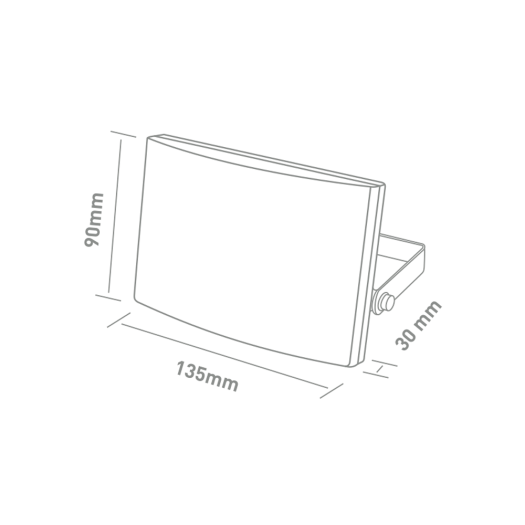 Прожектор MAXUS FL-03 20W, 5000K Black