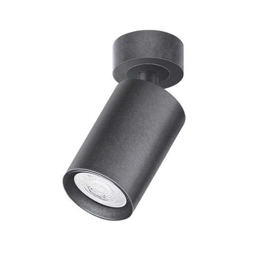 Світильник точковий накладний поворотний без лампи MAXUS Spot Light Base GU10 Black