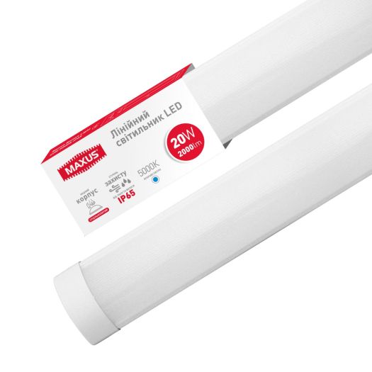 Світлодіодний світильник Maxus Batten Light 20W 5000K IP65