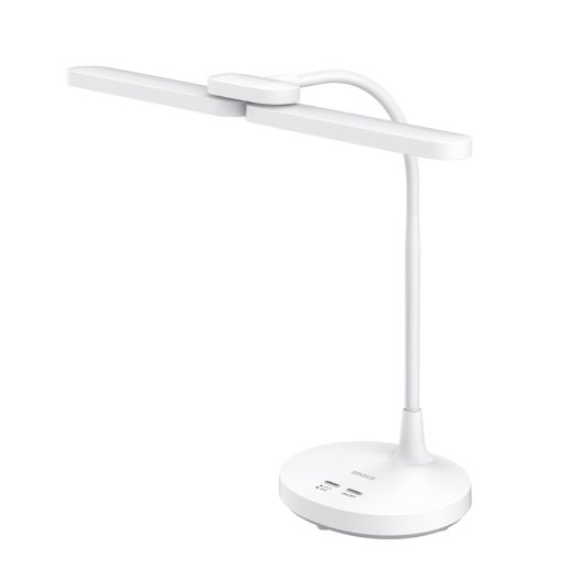 Світлодіодна настільна лампа MAXUS Desk Lamp 10W 3CCT WH Dual Head