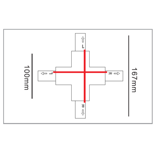 Конектор Maxus assistance Track Accessories X-connector 3Phase Black