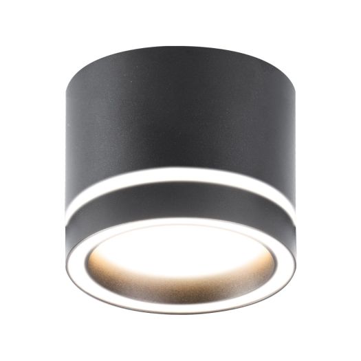 Світильник точковий накладний-врізний без лампи MAXUS L Downlight Base GX53 Black 2in1