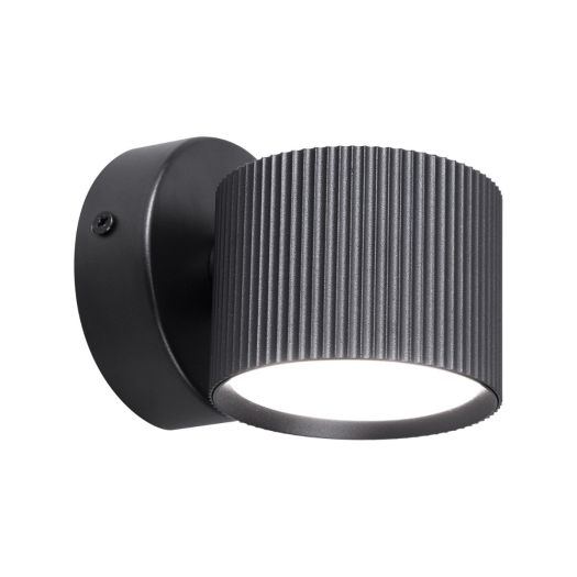 Світильник точковий накладний поворотний без лампи MAXUS Wave Spot Base GX53 Black