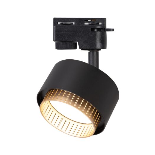Світильник трековий поворотний без лампи MAXUS Track Design Base GX53 Black Golden